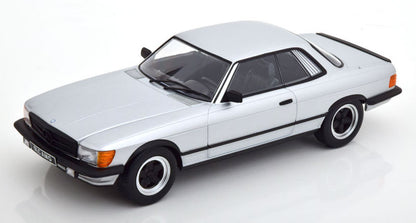 KK Scale 1985 Mercedes-Benz S Class 500SLC 6.0 AMG (C107) Silver 1:18