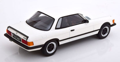 KK Scale 1985 Mercedes-Benz S Class 500SLC 6.0 AMG (C107) White 1:18