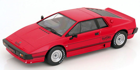 KK Scale 1981 Lotus Esprit Turbo Red w/ Black Deco 1:18