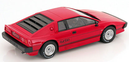 KK Scale 1981 Lotus Esprit Turbo Red w/ Black Deco 1:18