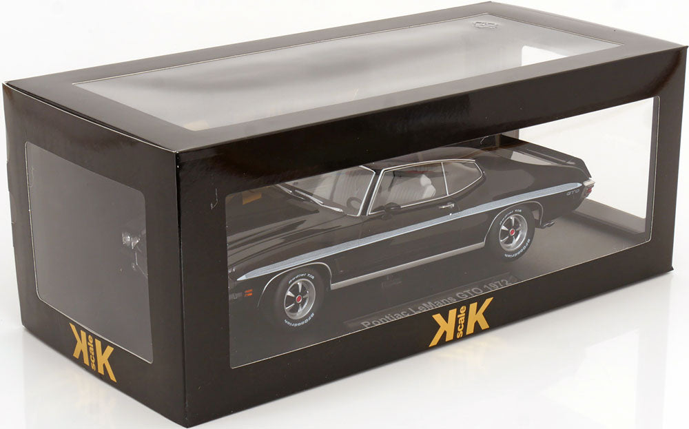 KK Scale 1972 Pontiac LeMans GTO Black 1:18