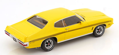 KK Scale 1972 Pontiac LeMans GTO Yellow 1:18