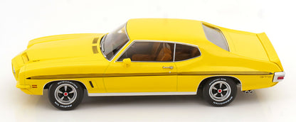 KK Scale 1972 Pontiac LeMans GTO Yellow 1:18