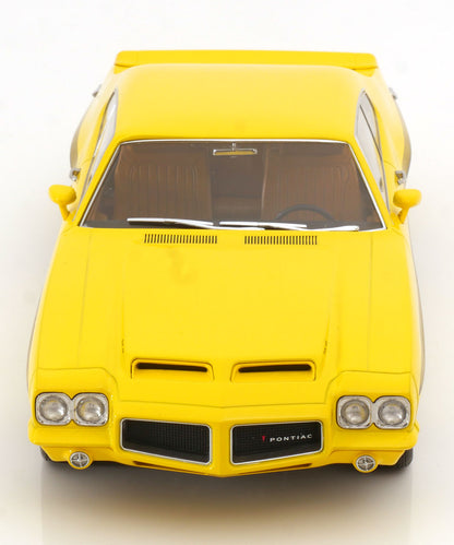 KK Scale 1972 Pontiac LeMans GTO Yellow 1:18