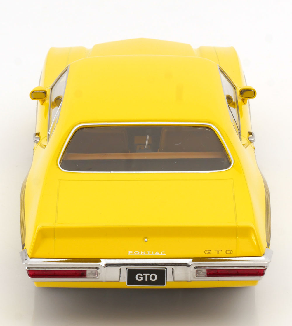 KK Scale 1972 Pontiac LeMans GTO Yellow 1:18