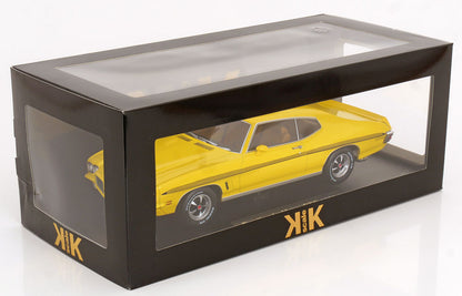 KK Scale 1972 Pontiac LeMans GTO Yellow 1:18