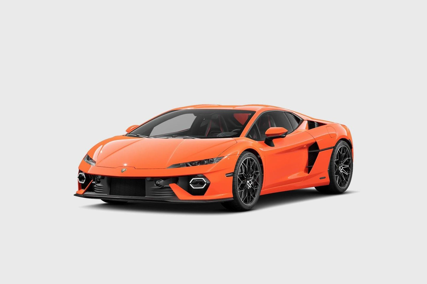 MR Models 2024 Lamborghini Temerario Arancio Apodis WITH DISPLAY 1:18