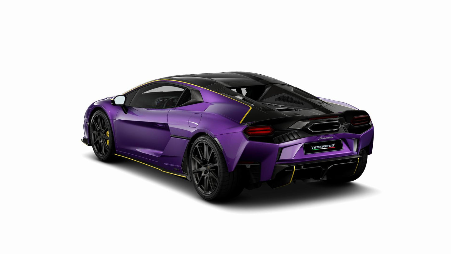 MR Models 2024 Lamborghini Temerario Alleggerita Package Viola Pasifae (Purple) WITH DISPLAY 1:18