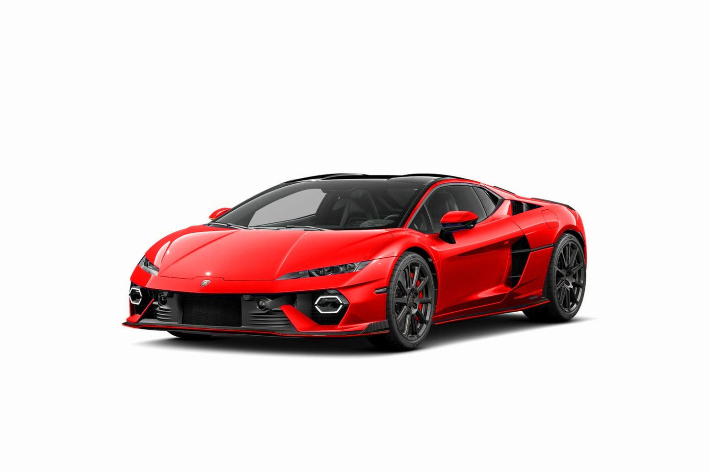 MR Models 2024 Lamborghini Temerario Alleggerita Package Rosso Efesto (red) WITH DISPLAY 1:18