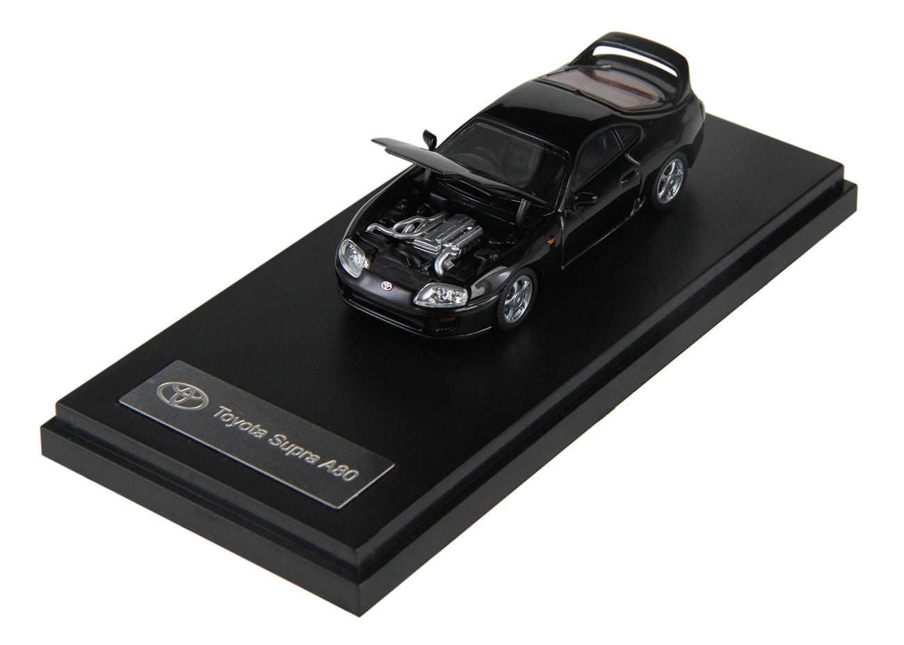 LCD 1993 Toyota Supra MK4 A80 Black 1:64