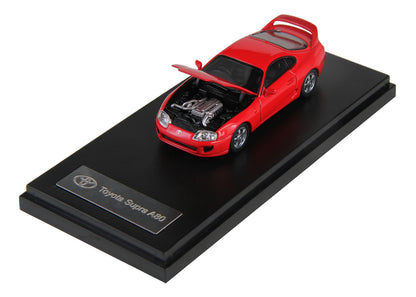 LCD 1993 Toyota Supra MK4 A80 Red 1:64