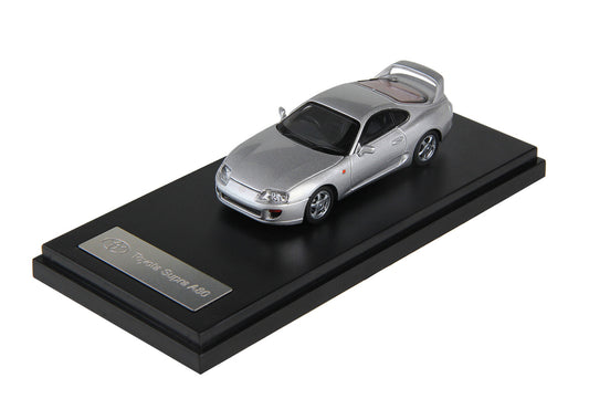 LCD 1993 Toyota Supra MK4 A80 Silver 1:64