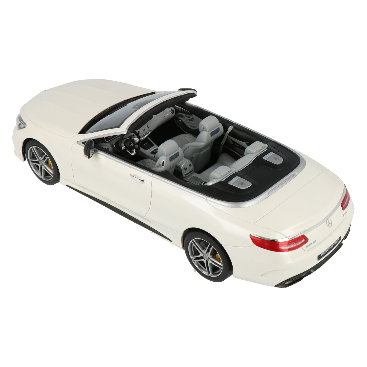 GT Spirit Mercedes Benz S63 AMG Convertible Designo Diamond White (Dealer Edition) 1:18 Resin, SEALED