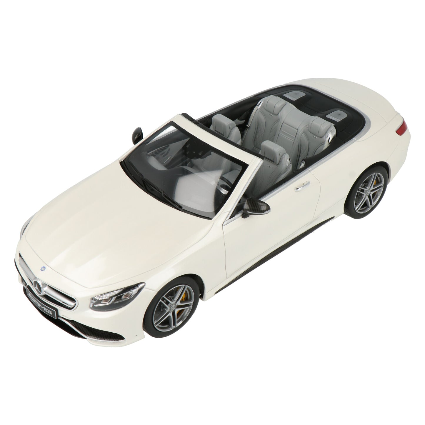 GT Spirit Mercedes Benz S63 AMG Convertible Designo Diamond White (Dealer Edition) 1:18 Resin, SEALED