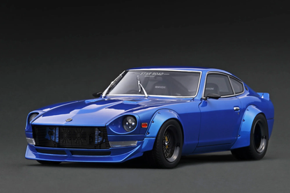 Ignition-Model Nissan Fairlady Z S30 Star Road RHD Blue Metallic 1:18