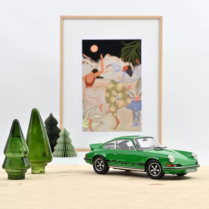 Norev 1973 Porsche 911 RS Touring G Series Green with black deco 1:18