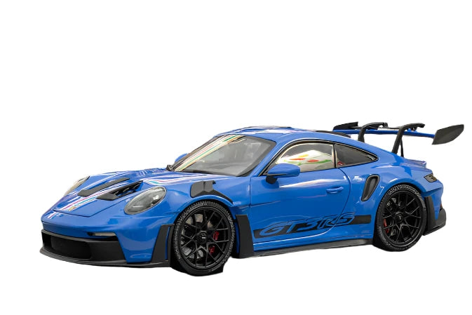 Minichamps 2023 Porsche 911 992 GT3 RS Shark Blue w/ Black Wheels  1:18