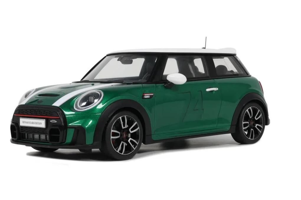 Otto 2023 Mini Cooper F56 JCW John Cooper Works British Racing Green 1:18 Resin