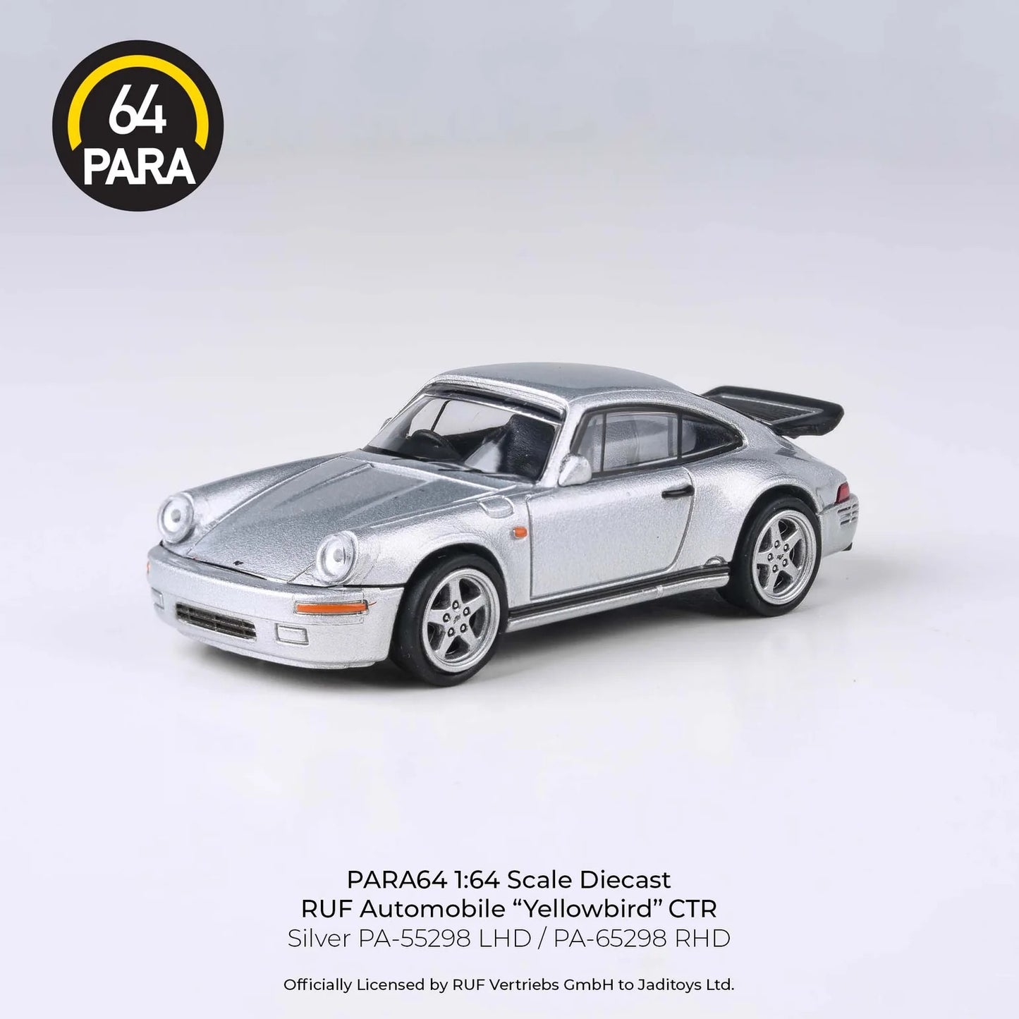 Para64 1987 RUF CTR Yellowbird Silver LHD 1:64