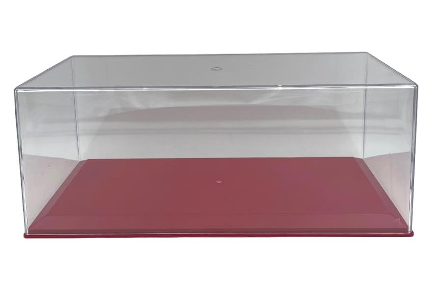 Vetrina Display Case Plexi-Glass with Red Base 1:18