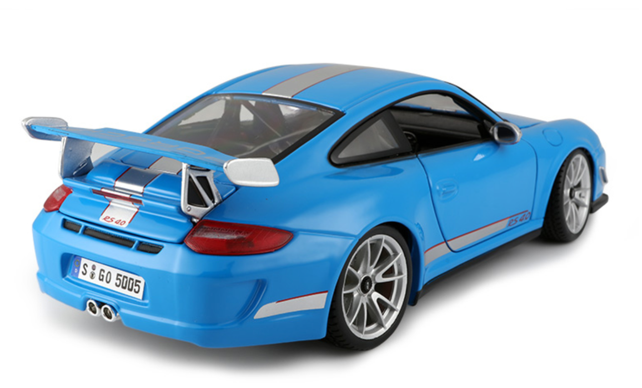 Bburago 2011 Porsche 911 997 GT3 RS 4.0 Blue – Plus Series 1:18