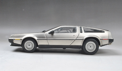 Sun-Star 1981 Delorean DMC LK Coupe Stainless Steel 1:18