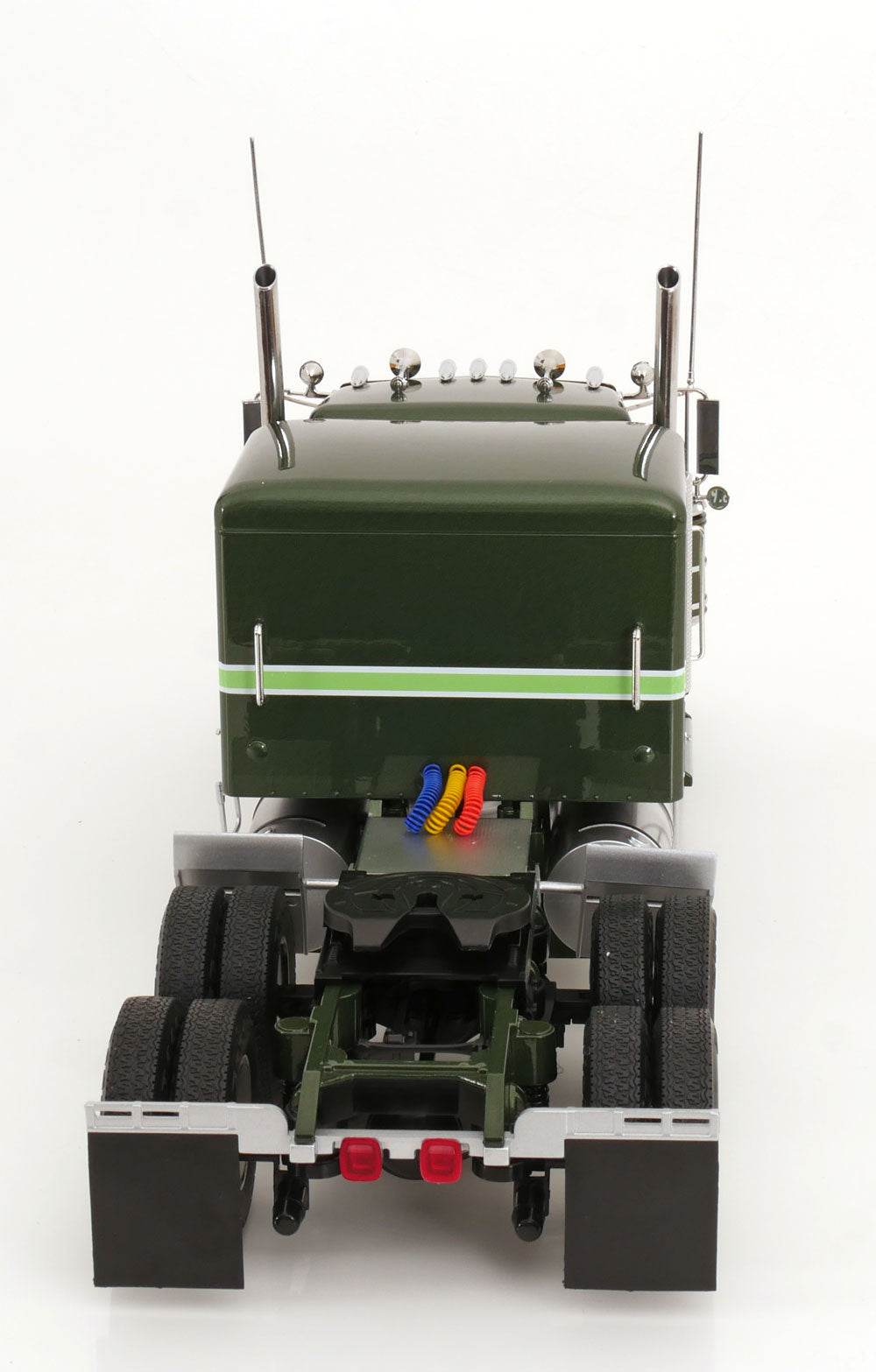 Road Kings 1989 Kenworth W900 Tractor Truck 3 "Movin' On" Pruitt Green and Light Green 1:18