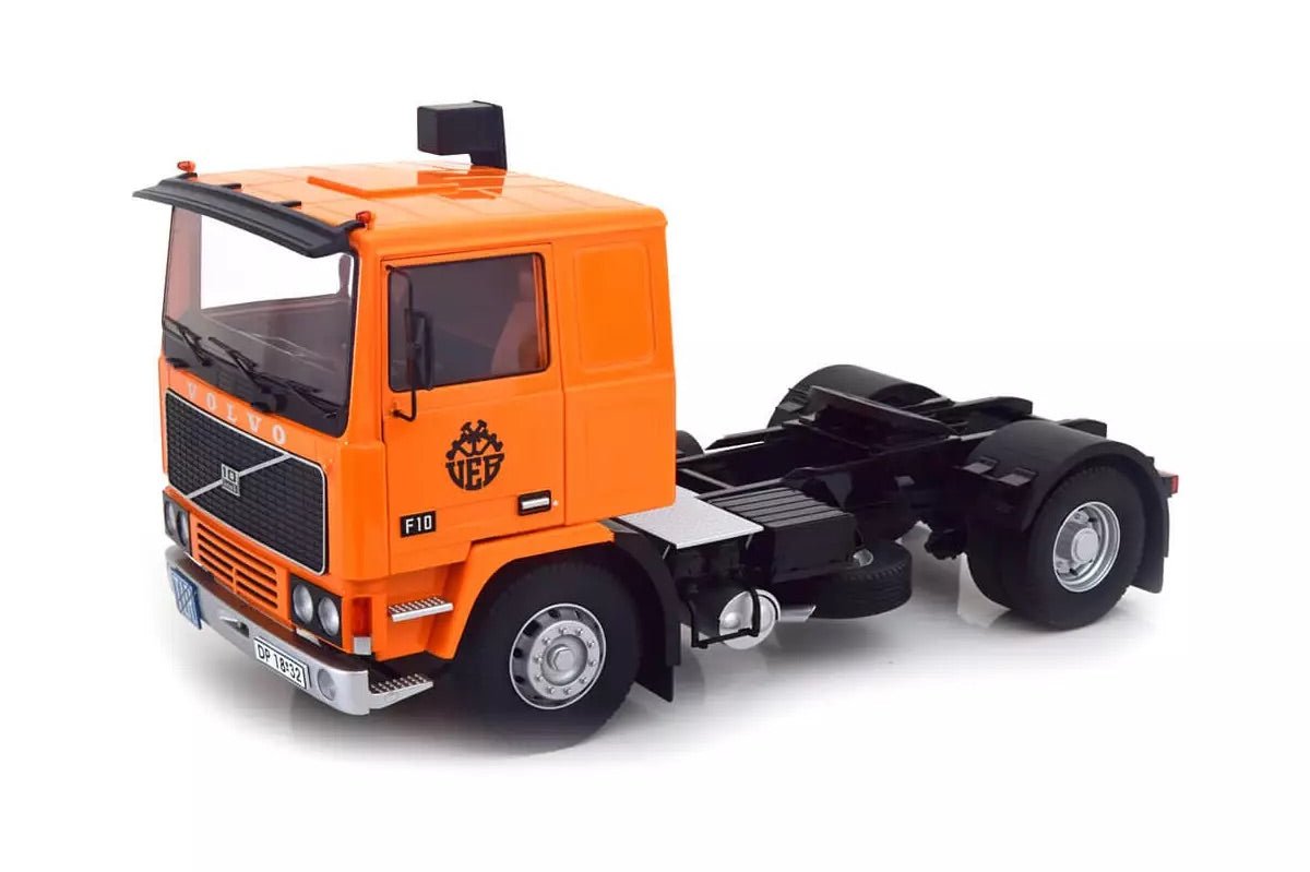 Road Kings Volvo F10 Turbo 6 1977 Orange/Black 1:18