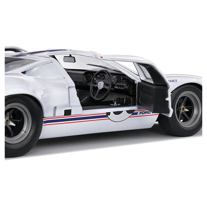 Solido 1:18 Ford Gt40 Mk1 White Targa Florio 1967