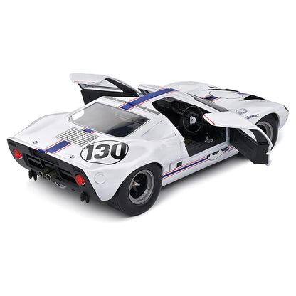 Solido 1:18 Ford Gt40 Mk1 White Targa Florio 1967