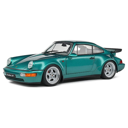 Solido 1991 Porsche 964 Turbo Wimbledon Green Metallic 1:18