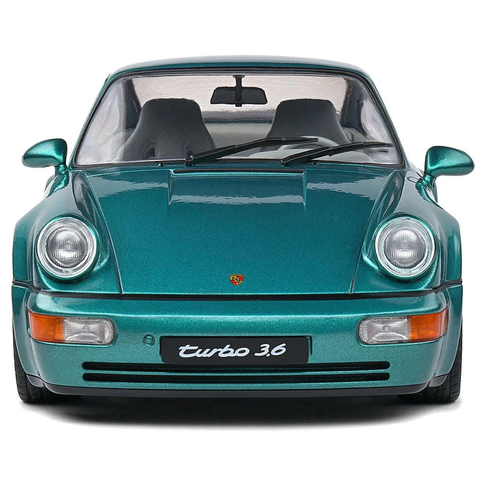 Solido 1991 Porsche 964 Turbo Wimbledon Green Metallic 1:18