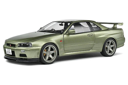 Solido 1:18 Nissan GT-R (R34) Green 1999