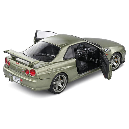 Solido 1:18 Nissan GT-R (R34) Green 1999