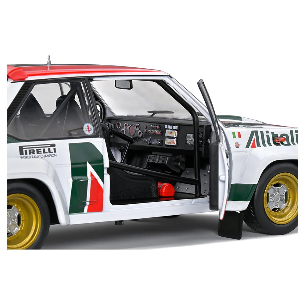 Solido 1979 Fiat 131 Abarth No 3 3rd Place Rallye Montecarlo 1979 White 1:18