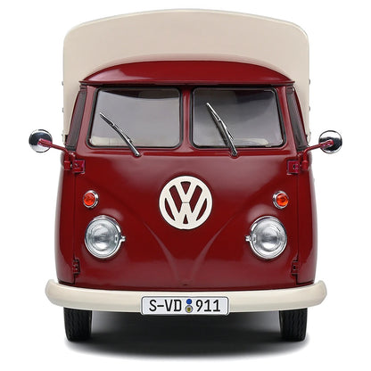 Solido 1:18 1950 VW T1 Porsche Service Red Pickup Truck