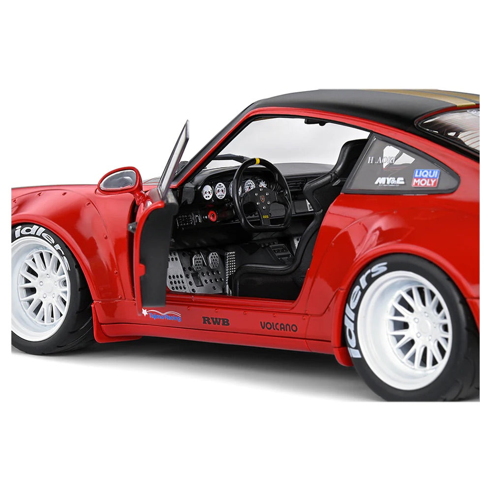 Solido Porsche 911 964 RWB Sakura Red 1:18