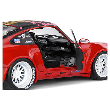 Solido Porsche 911 964 RWB Sakura Red 1:18