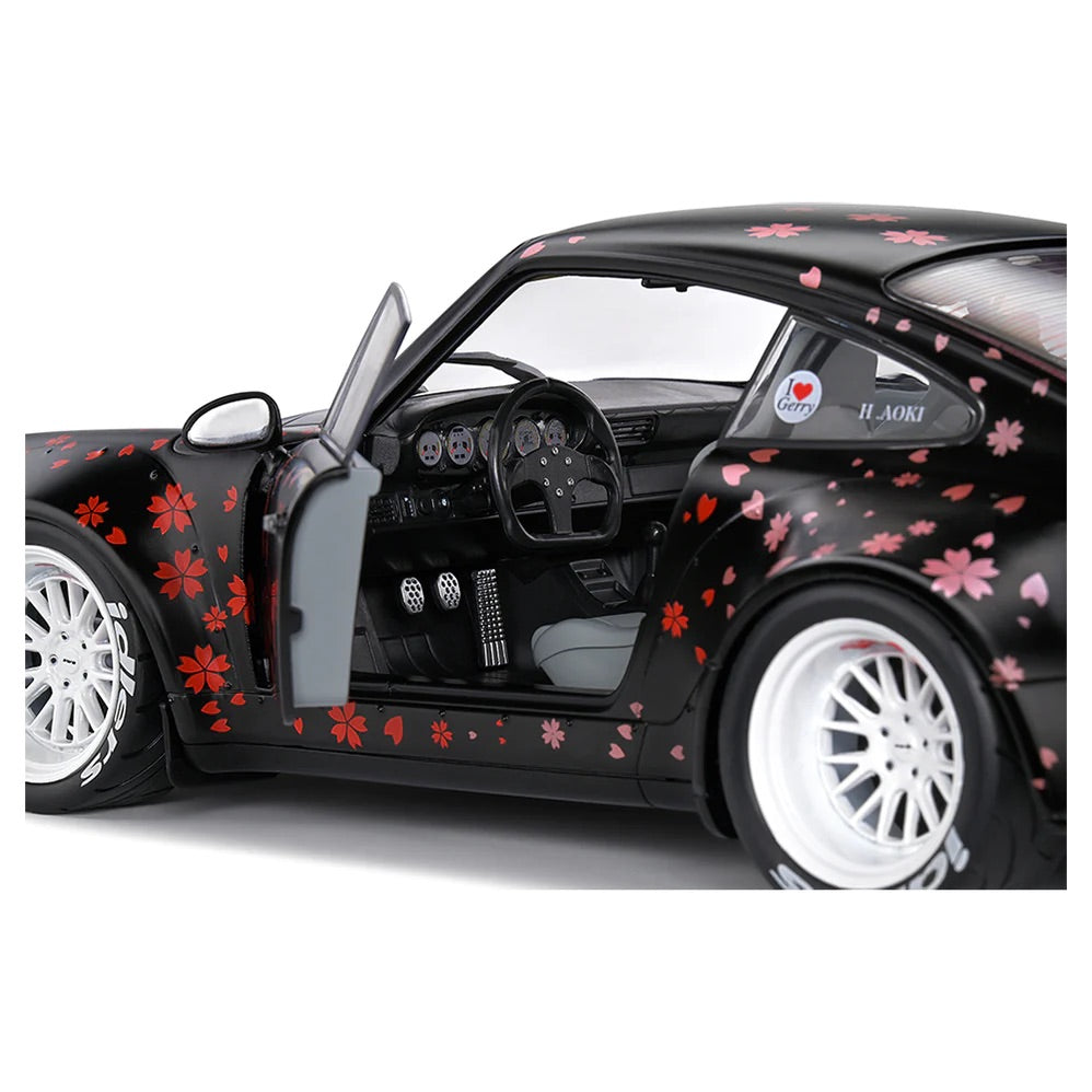 Solido 2021 Porsche RWB Bodykit Aoki Black 1:18