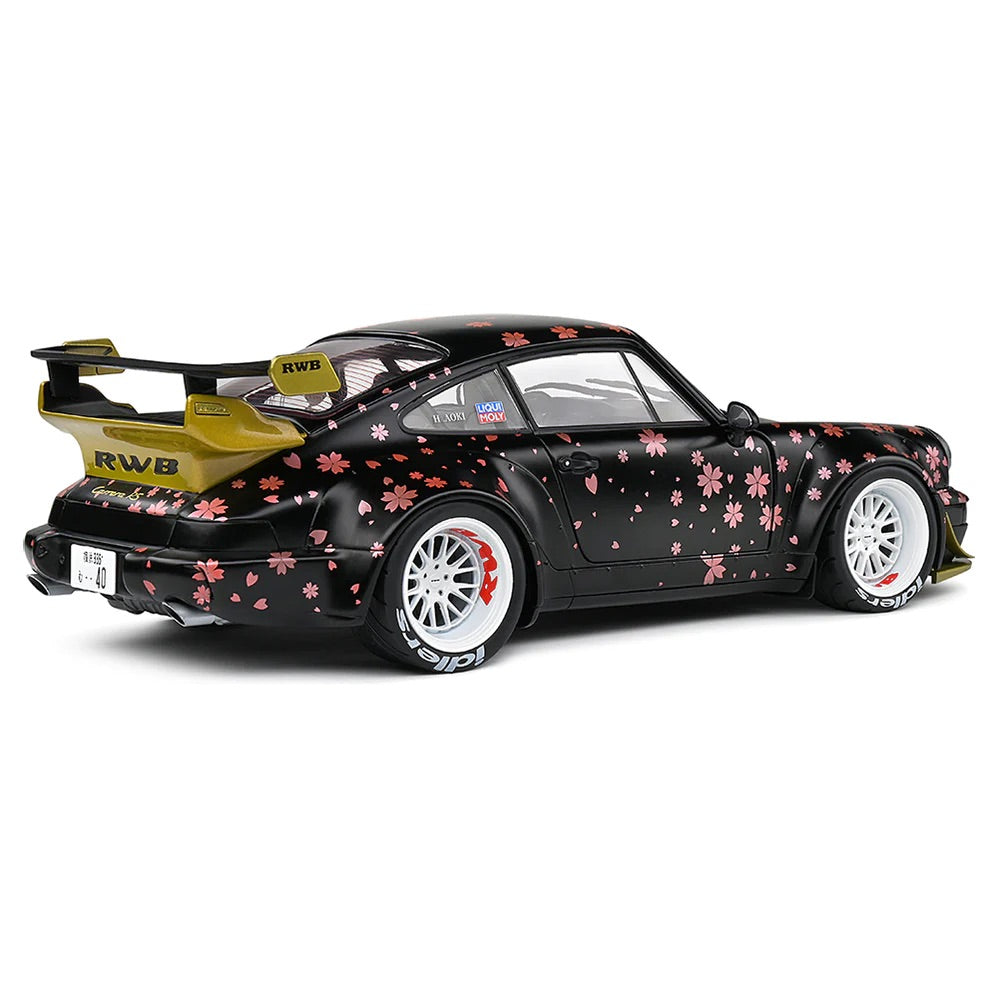 Solido 2021 Porsche RWB Bodykit Aoki Black 1:18