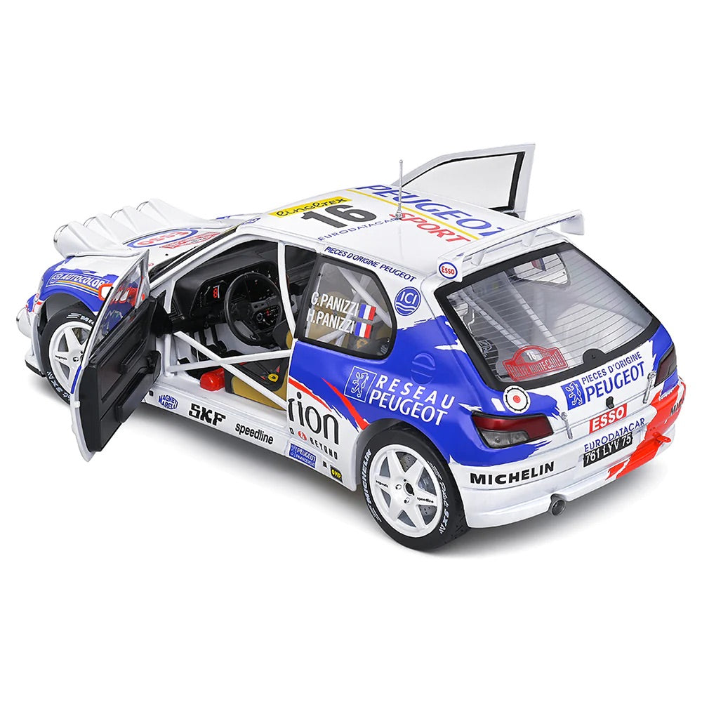 Solido 1:18 1992 Peugeot 306 Maxi Night Version White Rally De Montecarlo