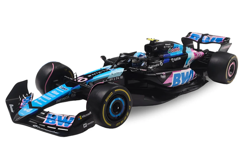 Solido Alpine F1 Team A524 Blue P. Gasly Monaco GP 2024 1:18