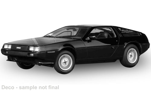 Sun-Star 1981 Delorean DMC 12 Coupe Black 1:18