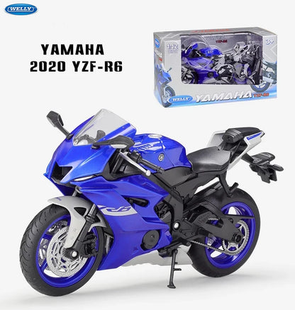 Welly 2020 Yamaha YZF R6 1:12 Scale