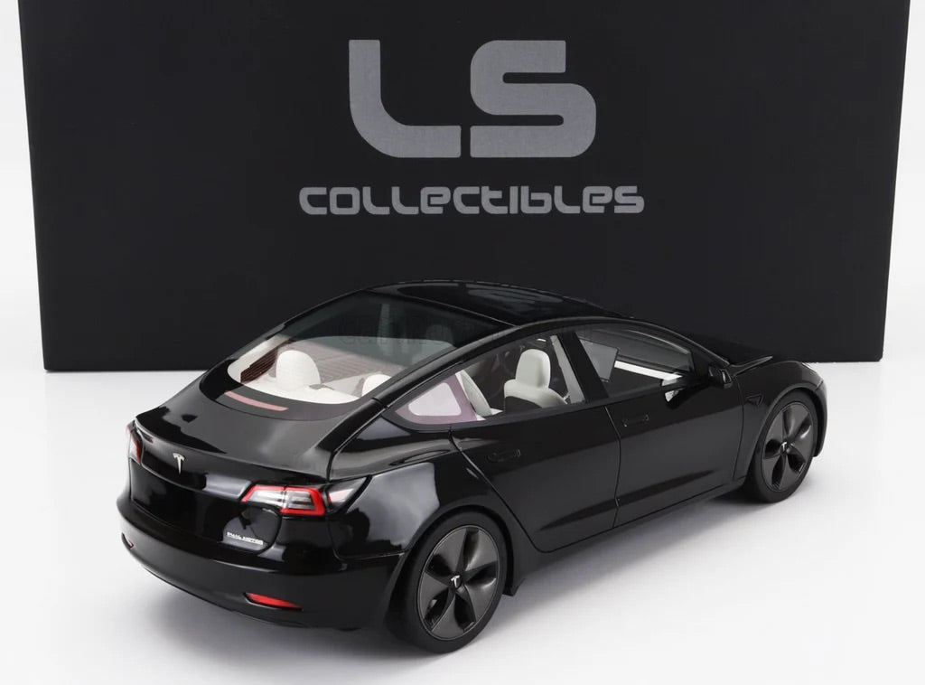 LS Collectibles 2021 Tesla Model 3 Black 1:18