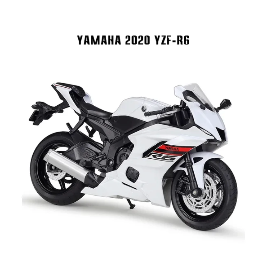 Welly 2020 Yamaha YZF R6 1:12 Scale