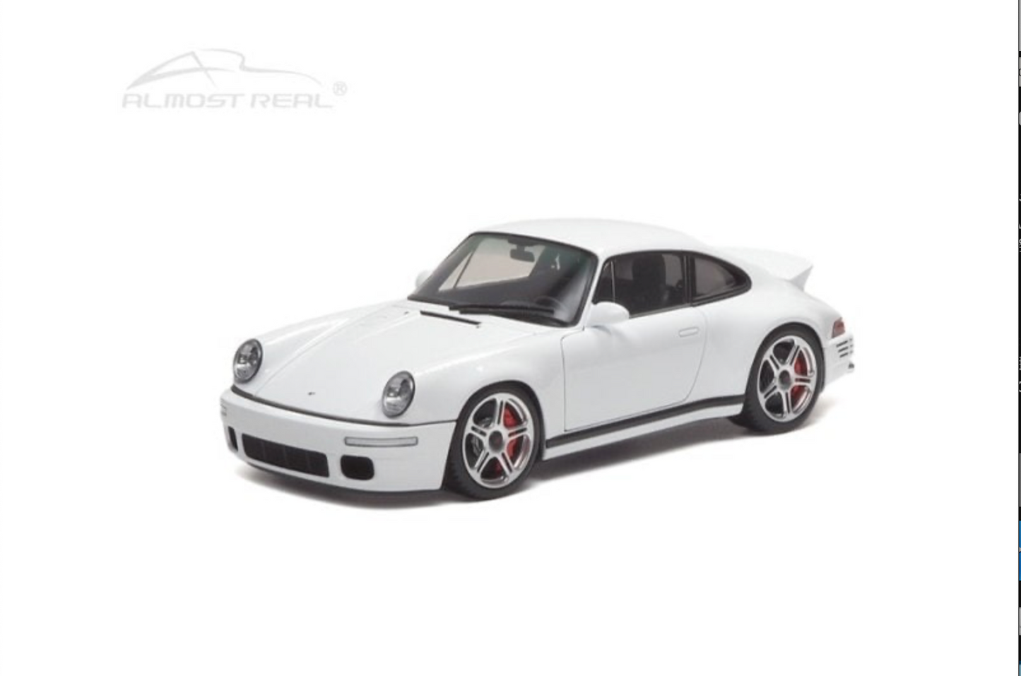 Almost-Real 2018 Porsche 911 RUF SCR Coupe White 1:18