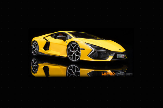 Maisto Lamborghini Revuelto Hybrid Giallo Inti Yellow w/ Orange Interior 1:18