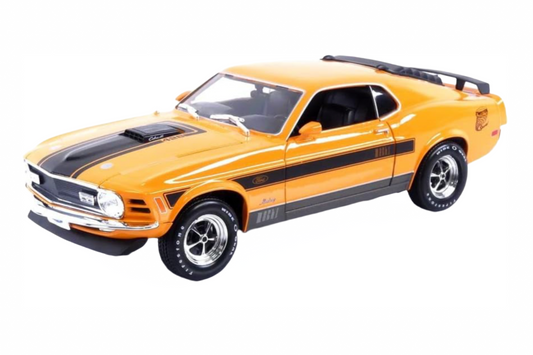 Maisto 1970 Ford Mustang Mach-1 Coupe Orange 1:18