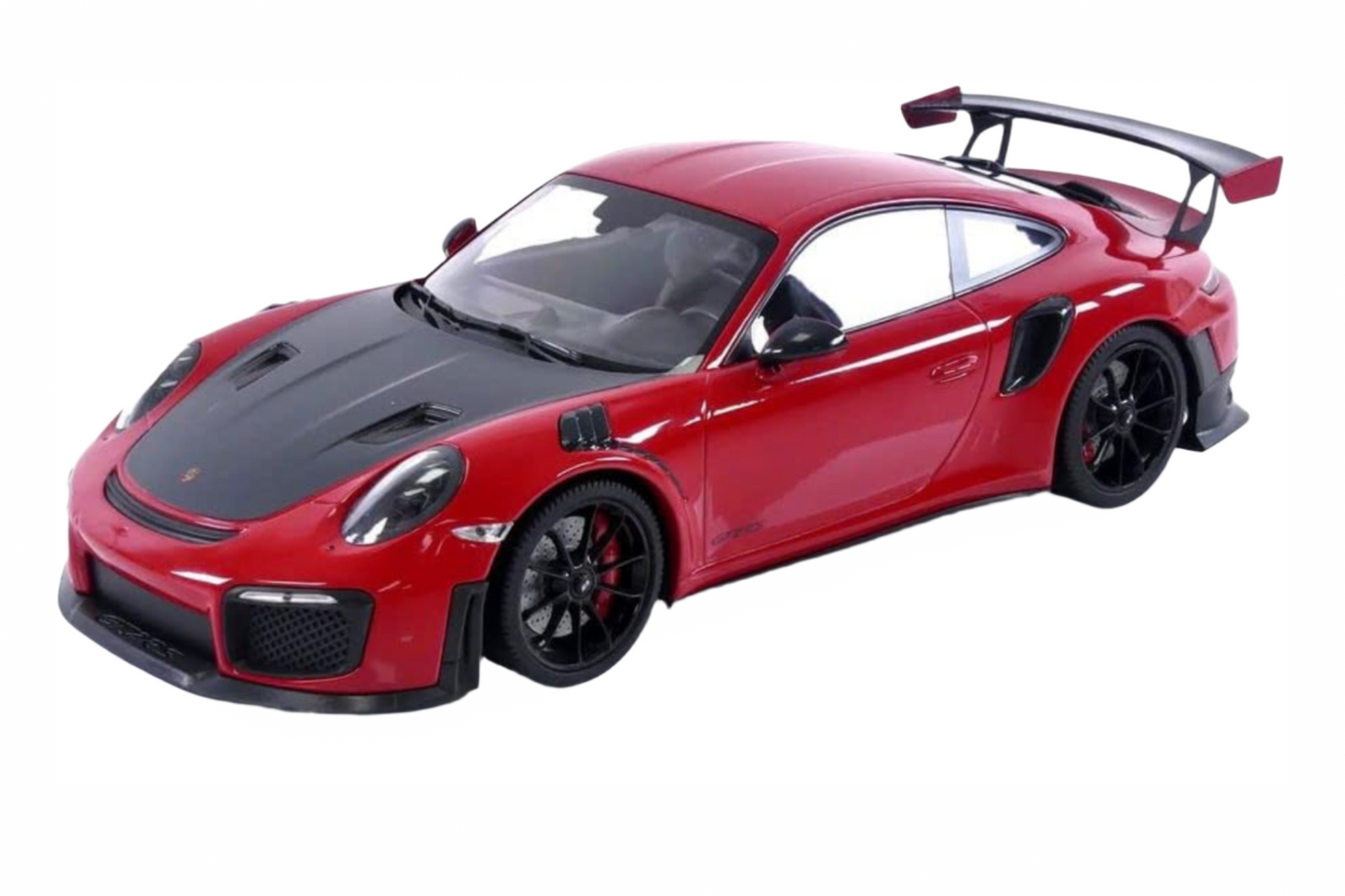 Minichamps 2018 Porsche 911 991.2 GT2 RS Guards Red w/ Black Hood & Wheels 1:18 SEALED